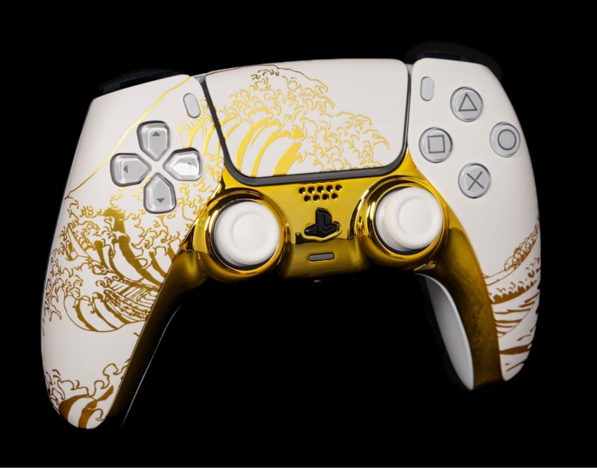 CM Pro PS5 Controller - Gold Wave