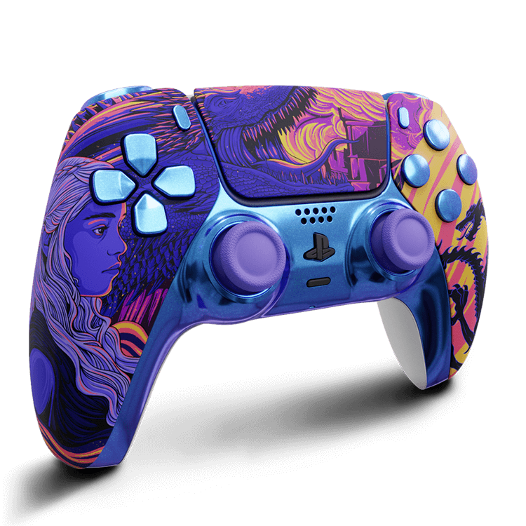 Dragon Queen Playstation 5 Controller Modz Custom Modded Controller
